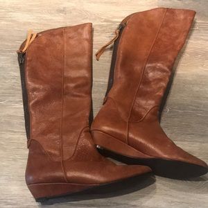 Steven by Steve Madden Leather Riding Boots